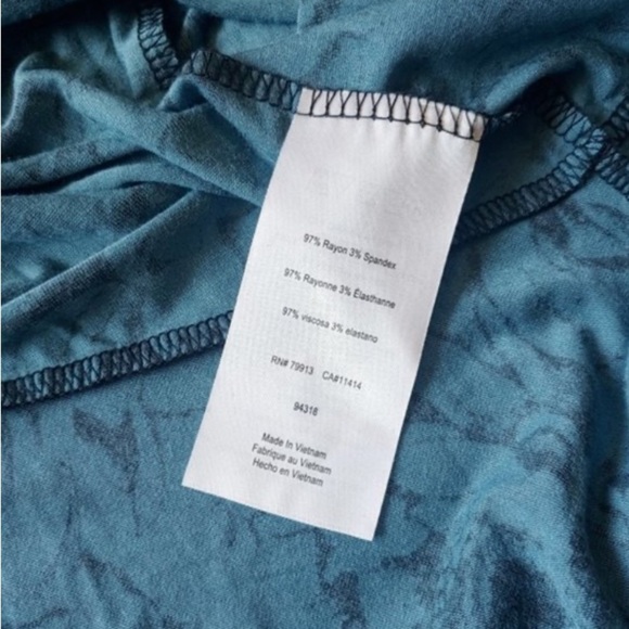 Mimi Maternity Cascade Floral Maternity Dress Size S Ankle Length 3/4 sleeves - Picture 12 of 13